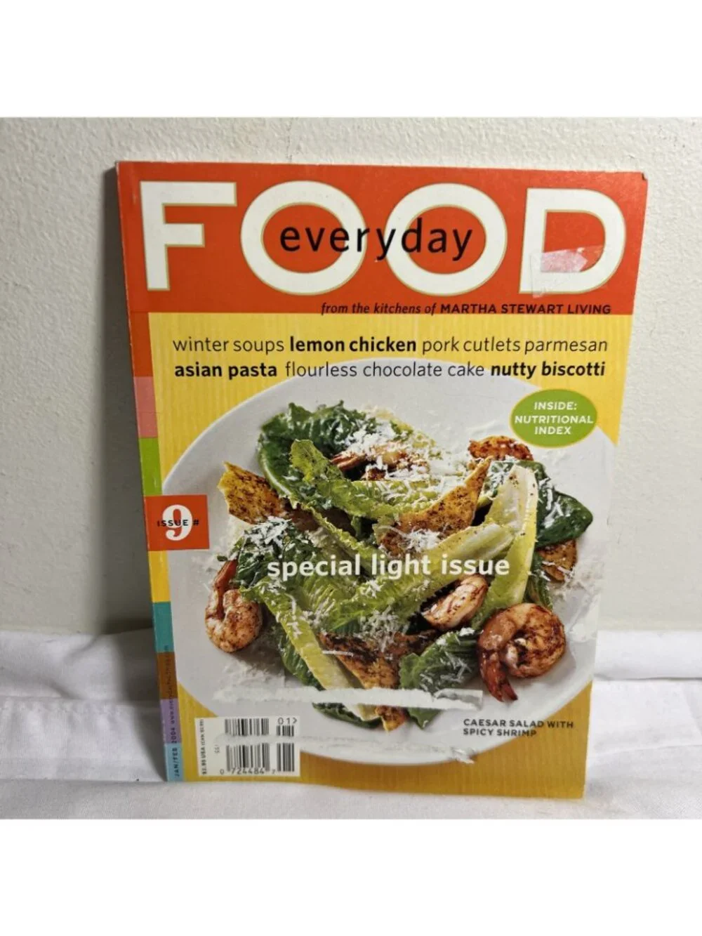 Lot of 7 Issues Martha Stewart Living Everyday Food Magazines and large Cookbook